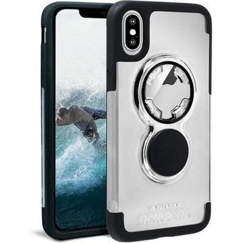Rokform Crystal Carbon Clear Telefoonhoesje - iPhone X(s) - Transparant