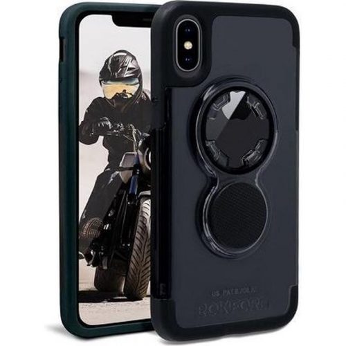 Rokform Crystal Carbon Black Telefoonhoesje - iPhone X(s) - Zwart