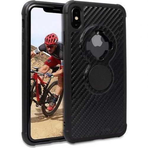 Rokform Crystal Carbon Black Telefoonhoesje - iPhone Xs Max - Zwart