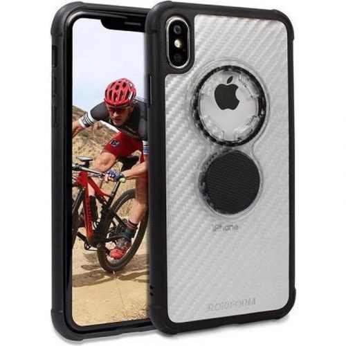 Rokform Crystal Carbon Clear Telefoonhoesje - iPhone Xs Max - Transparant