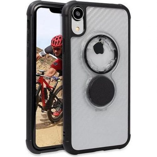Rokform Crystal Carbon Clear Telefoonhoesje - iPhone XR - Transparant