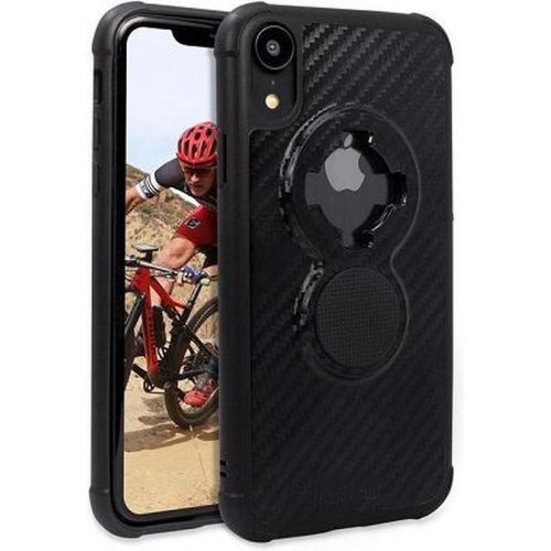 Rokform Crystal Carbon Black Telefoonhoesje - iPhone XR - Zwart