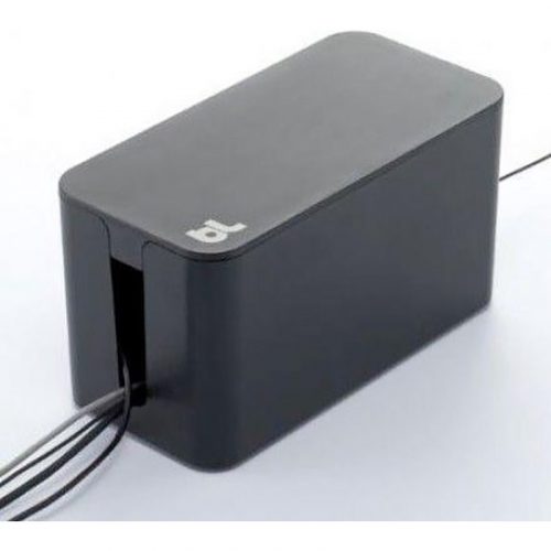 Bluelounge Cablebox Mini Opgeruimde Kabels - Zwart