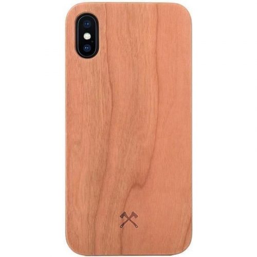 Woodcessories EcoCase Classic iPhone X kersen + zwart