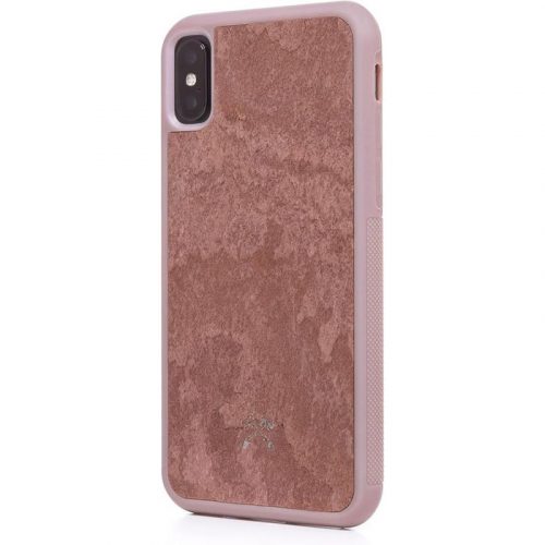 Woodcessories - iPhone X / Xs Hoesje - EcoCase Stone Airshock Rood