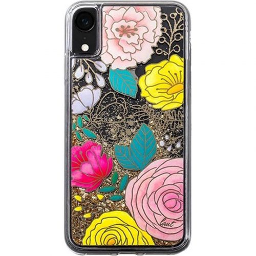 LAUT - iPhone Xr Hoesje - Back Case Glitter Floral
