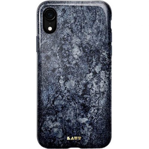 LAUT - iPhone Xr Hoesje - Back Case HUEX Marble Blauw