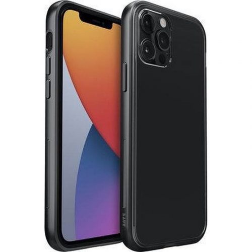LAUT Exoframe iPhone 12 Pro Max hoesje Zwart