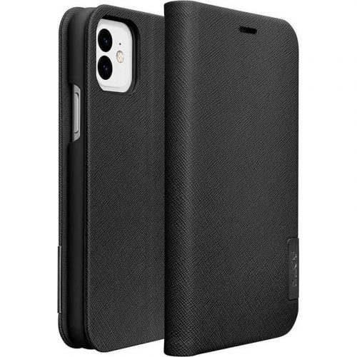 LAUT - iPhone 12 mini Hoesje - Book Case Prestige Zwart